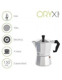 Cafetera Aluminio 3 Tazas (150 ml.) Classic - Imagen 1