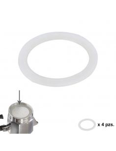 Junta Goma Silicona Cafetera Aluminio Classic / Inducción 2 Tazas (4 Unidades) - Imagen 1