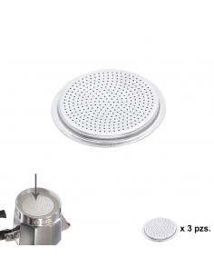 Filtro Cafetera Aluminio Classic / Inducción 9 Tazas (3 Unidades) - Imagen 1