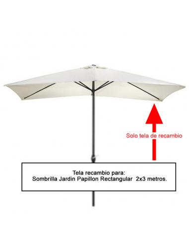Tela Recambio Sombrilla Rectangular 2x3 metros (08091055) - Imagen 1