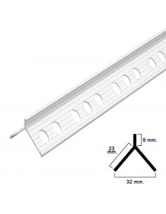 Guardavivos Pvc Flecha Para Mortero Barra 2,5 Metros - Imagen 1