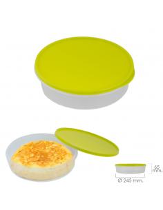 Fiambrera Para Tortillas Redonda Ø 24.5 cm. 2 Litros - Imagen 1