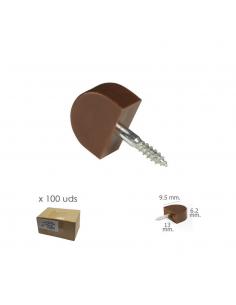 Soporte Estanteria Tornillo Pequeño Marron (Caja 100 unidades) - Imagen 1
