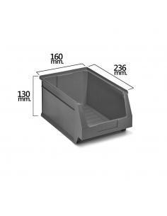 Gaveta Apilable Gris Nº52 236x160x130 mm.   (2/6) - Imagen 1