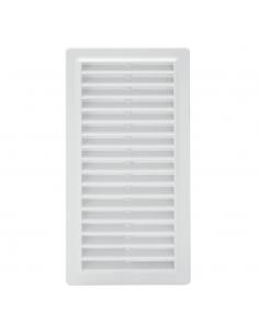 Rejilla Plastico Empotrar Con Malla Posterior 25x12 cm. - Imagen 1