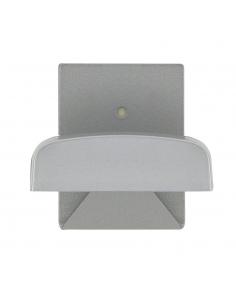 Colgador Percha Adhesivo Acero Inoxidable Color Gris - Imagen 1