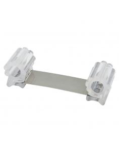 Tope Sujeta Puerta Goma Transparente 13 cm. - Imagen 1