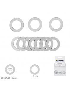 Adaptadores / Reductores Disco Corte Madera Ø 20 a Ø 13 mm. (Bolsa 10 piezas) - Imagen 1