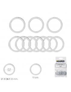 Adaptadores / Reductores Disco Corte Madera Ø 30 a Ø 25 mm. (Bolsa 10 piezas) - Imagen 1