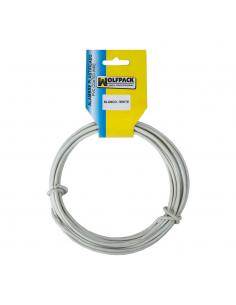 Alambre Plastificado (Rollo 20 Metros) Blanco Nº 16 / 2.7 mm. - Imagen 1