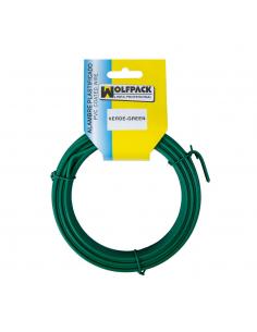 Alambre Plastificado (Rollo 25 Metros) Verde Nº 16 / 2.7 mm. - Imagen 1