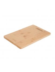 Tabla Cortar Fabricada En Madera De Bambu 100% Con Asa 30x20 cm. tabla Cortar, Carne Pescado, Verduras, Frutas, Alimentos - Imag