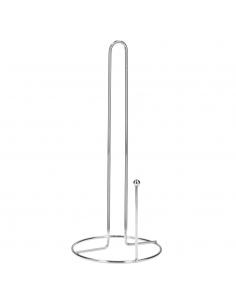 Portarrollos Papel Cocina Vertical, Cromado, 13x29,5cm - Imagen 1