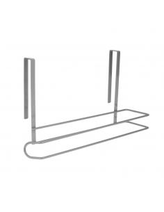 Colgador Portarrollos Papel Cocina, Acero Para Puertas, Encimeras, Muebles. 32,5x18x10 cm. - Imagen 1