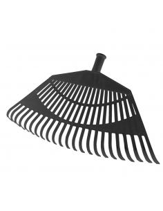Rastrillo Jardin Plastico Trapezoidal Color Negro 32 Dientes - Imagen 1