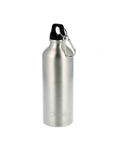 Botella de Agua Aluminio Con mosqueton, Cierre hermetico 500 ml. - Imagen 1