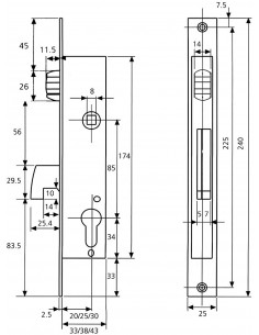 Cerradura TESA 2246 2