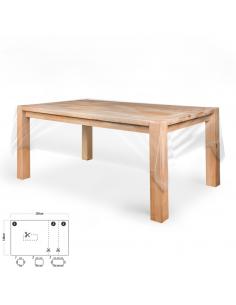 Mantel Hule Rectangular Transparente Antimanchas PVC 140x250 cm.  Recortable Uso Interior y Exterior - Imagen 1