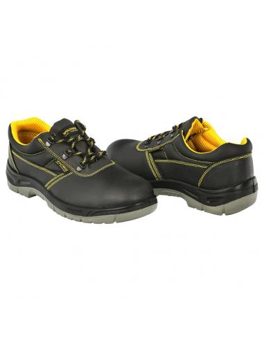 Zapatos Seguridad S3 Piel Negra Wolfpack  Nº 41 Vestuario Laboral,calzado Seguridad, Botas Trabajo. (Par) - Imagen 1