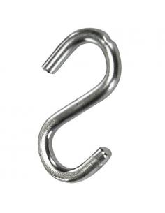 Gancho "S" Hierro Zincado  80 mm.   "Uso Doméstico" - Imagen 1