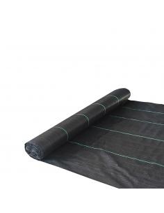 Malla Antihierbas (Rollo 0,9x10 Metros) Gramaje 110 Gr/m2. Malla Anti Maleza, Malla Geotextil Jardin, Tela Anti Hierbas Jardin, 