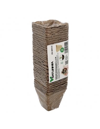 Semilleros Biodegradables8x8 cm. Pack 36 Semilleros Para Siembra / Germinacion De Plantas - Imagen 1