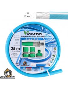 Manguera Tricotada No Torsion Blue Ø 19 mm. Rollo 25 metros. Manguera Anti Torsion, Manguera Sin Dobleces, Manguera Sin Nudos - 