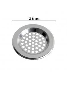 Filtro Cestillo Para Lavabo / Fregadero Inoxidable 8 cm. - Imagen 1