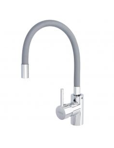 Grifo Monomando Fregadero Flexible Caño Alto, Grifo De Cocina Flexible Caño Alto - Imagen 1