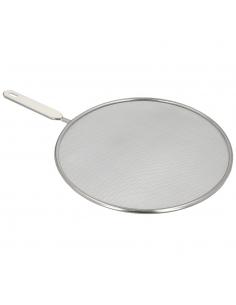 Tapa Anti Salpicaduras Ø 28 cm. Malla Acero Inoxidable. Con mango, Pantalla Antisalpicaduras,Tapa Sarten,Tapa ollas,Tapa aceite 