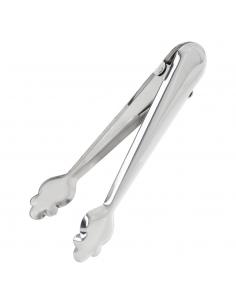 Pinzas Para Hielo de Acero Inoxidable Con Muelle de Apertura Automatica. Longitud 19 cm. - Imagen 1