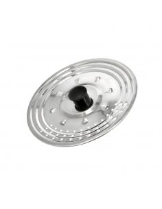 Tapadera Multiusos Acero Inoxidable Ø 21 cm. Uso Tapa Anti Salpicaduras y Escurridor. Tapadera Adpatable Diferentes Medidas - Im