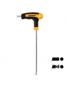 Llave Allen Con Bola Mango Forma T 8,0 mm. Con Colgador - Imagen 1