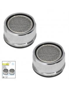 Atomizador Grifos / Monomando M24  (2 piezas) Filtro Aireador Grifo, Economizador de Agua, Difusor Grifo, Aireador Economizador 