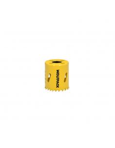 Corona Sierra Bimetal Ø 38 mm. Templado Termico, Base Reforzada. Corona Madera, Broca Agujeros Madera, Acero, Hierro, Plasticos 