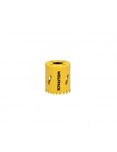 Corona Sierra Bimetal Ø 40 mm. Templado Termico, Base Reforzada. Corona Madera, Broca Agujeros Madera, Acero, Hierro, Plasticos 