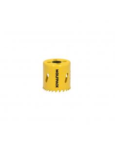 Corona Sierra Bimetal Ø 43 mm. Templado Termico, Base Reforzada. Corona Madera, Broca Agujeros Madera, Acero, Hierro, Plasticos 