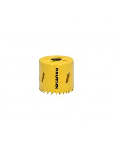 Corona Sierra Bimetal Ø 52 mm. Templado Termico, Base Reforzada. Corona Madera, Broca Agujeros Madera, Acero, Hierro, Plasticos 