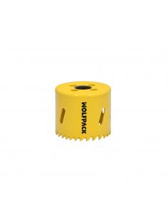 Corona Sierra Bimetal Ø 57 mm. Templado Termico, Base Reforzada. Corona Madera, Broca Agujeros Madera, Acero, Hierro, Plasticos 