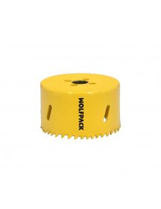 Corona Sierra Bimetal Ø 76 mm. Templado Termico, Base Reforzada. Corona Madera, Broca Agujeros Madera, Acero, Hierro, Plasticos 
