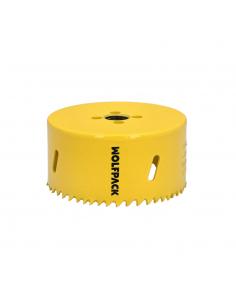Corona Sierra Bimetal Ø 89 mm. Templado Termico, Base Reforzada. Corona Madera, Broca Agujeros Madera, Acero, Hierro, Plasticos 