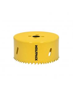 Corona Sierra Bimetal Ø 92 mm. Templado Termico, Base Reforzada. Corona Madera, Broca Agujeros Madera, Acero, Hierro, Plasticos 