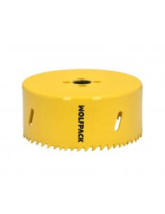 Corona Sierra Bimetal Ø 102 mm. Templado Termico, Base Reforzada. Corona Madera, Broca Agujeros Madera, Acero, Hierro, Plasticos