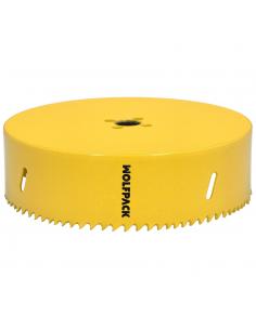 Corona Sierra Bimetal Ø 152 mm. Templado Termico, Base Reforzada. Corona Madera, Broca Agujeros Madera, Acero, Hierro, Plasticos