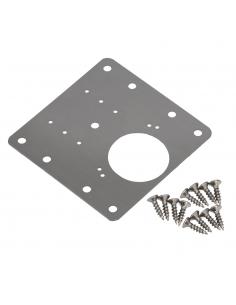 Placas de Reparacion Bisagras Cazoleta 9x9 cm. 1 piezas. Placa Repara Puertas, Placa Reparación Bisagras Mueble - Imagen 1