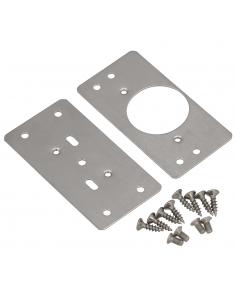 Placas de Reparacion Bisagras Cazoleta 4,7x9 cm. 2 piezas. Placa Repara Puertas, Placa Reparación Bisagras Mueble - Imagen 1