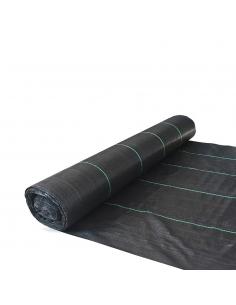 Malla Antihierbas (Rollo 1,55x100 Metros) Gramaje 110 Gr/m2. Malla Anti Maleza, Malla Geotextil Jardin, Tela Anti Hierbas Jardin