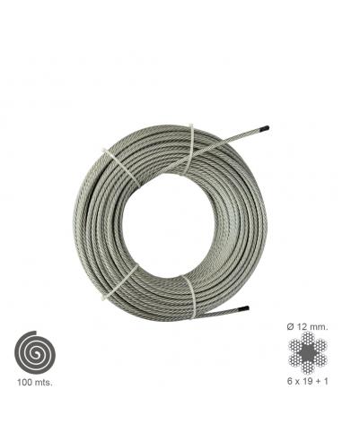 Cable Galvanizado  12 mm. (Rollo 100 Metros) No Elevacion - Imagen 1