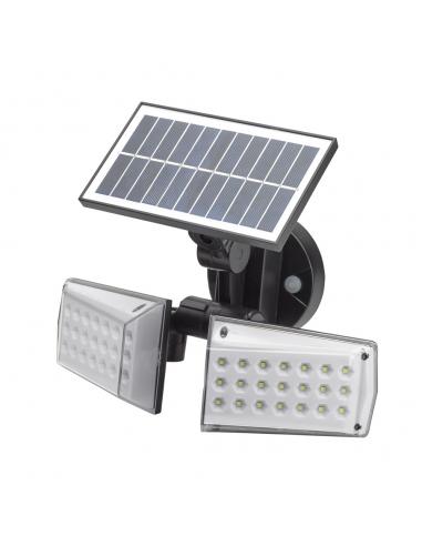 Aplique Solar Led Doble Con Sensor de Movimiento / Crepuscular 450 Lumenes. Protección IP65 - Imagen 1