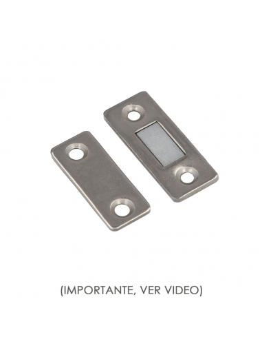 Cierre Iman Universal Atornillable/ Adhesivo Para Puertas / Cajones / Frigorificos / Armarios. - Imagen 1